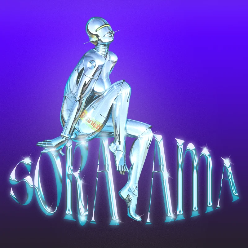 illustration en référence à Hajime Sorayama